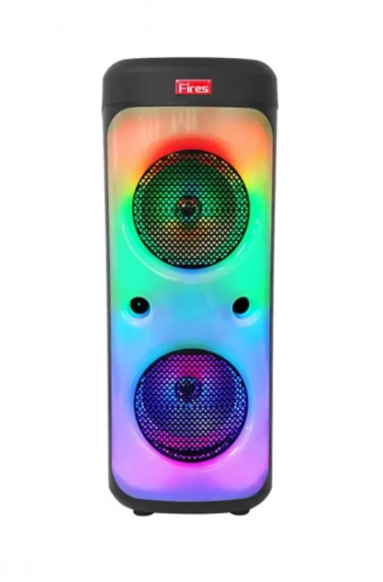 Double Portable Speaker Karaoke 8"