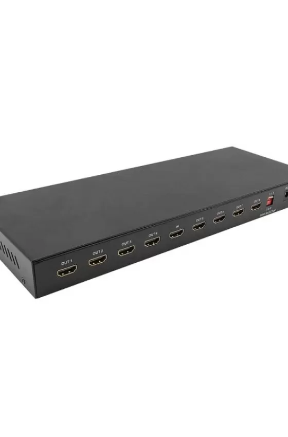 HDMI Splitter 8 Port Multiplier for Screen Duplication 1 IN 8 OUT