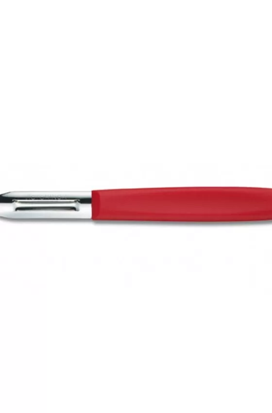 VICTORINOX POTATO PEELER DOUBLE EDGE RED