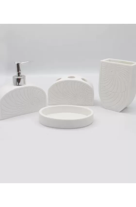 Bathroom Resin Set White