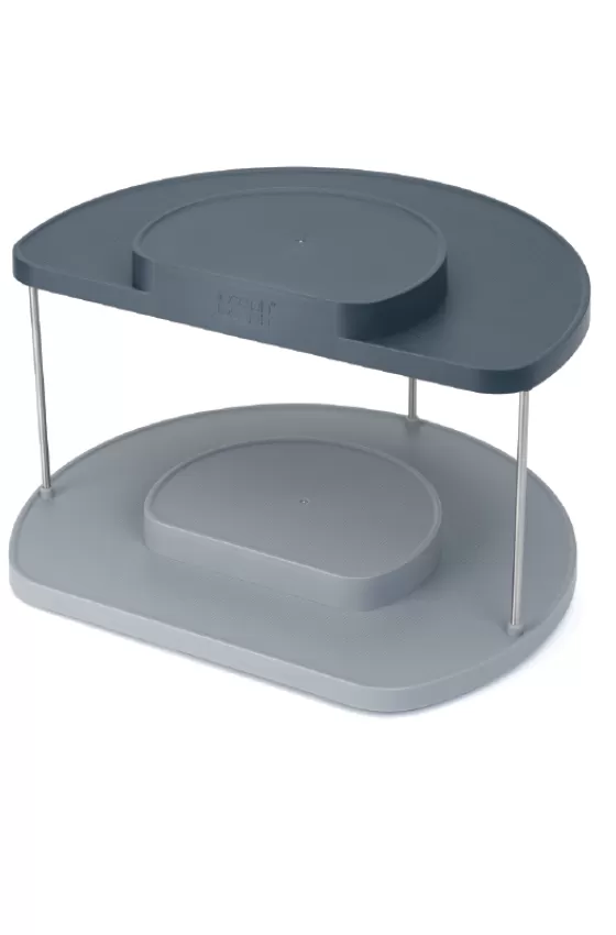 Joseph Joseph Cupboard Store 2Tier Rotation Grey