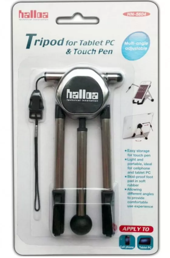 Halloa Mini Tripod for Phone or Tablet
