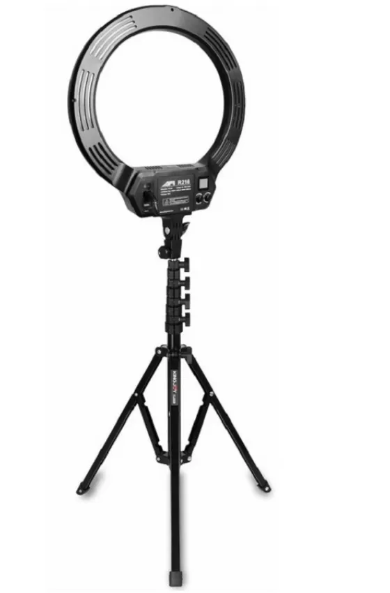 Afi Conqueror Ring Light 16'' with Tripod for Mobile Cell Phone