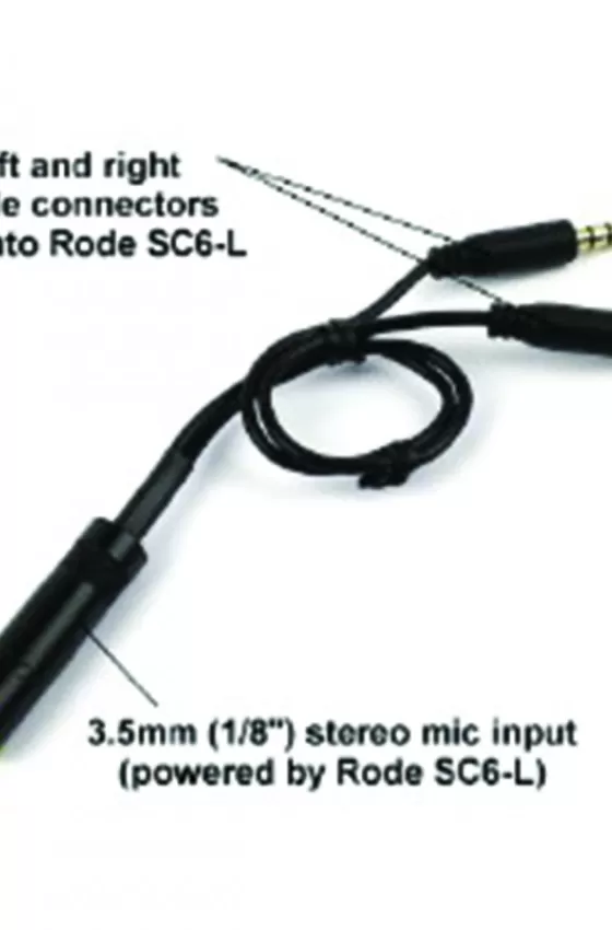Conqueror Cable Audio Y Extension 3.5mm