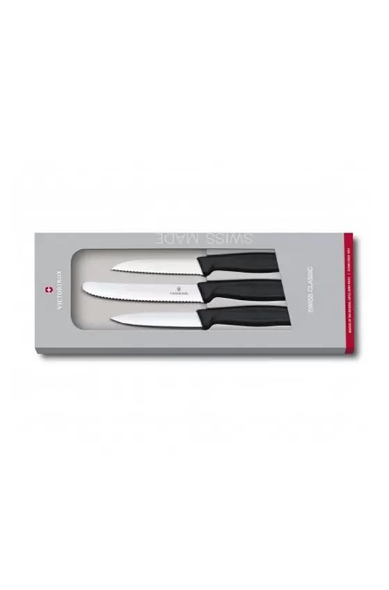 VICTORINOX SWISS CLASSIC PARING KNIFE SET 3 PIECES