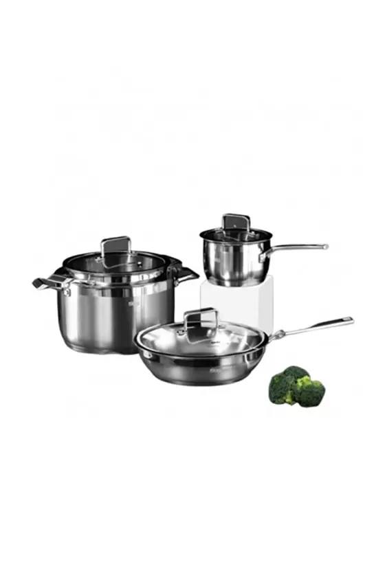 DSP Stainless Steel Cookware Set 7Pcs