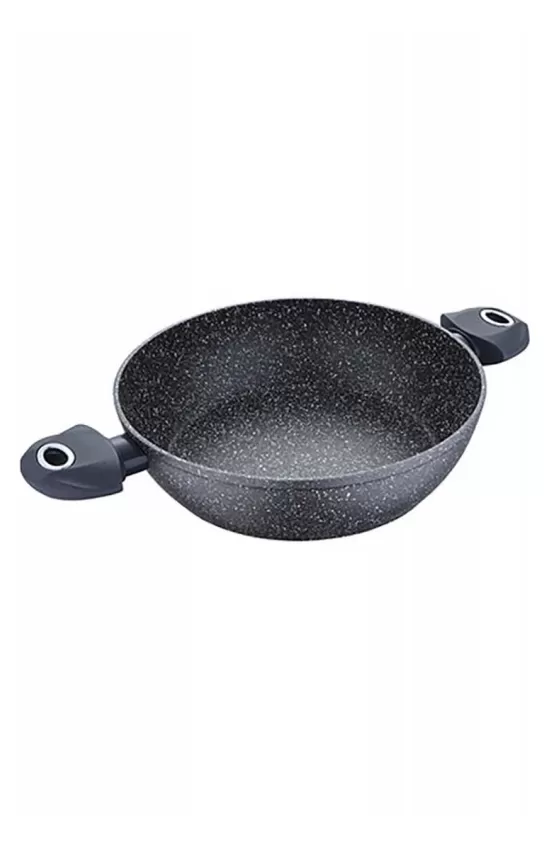 Bergner Shallow Pot Snake Skin Textured Handle