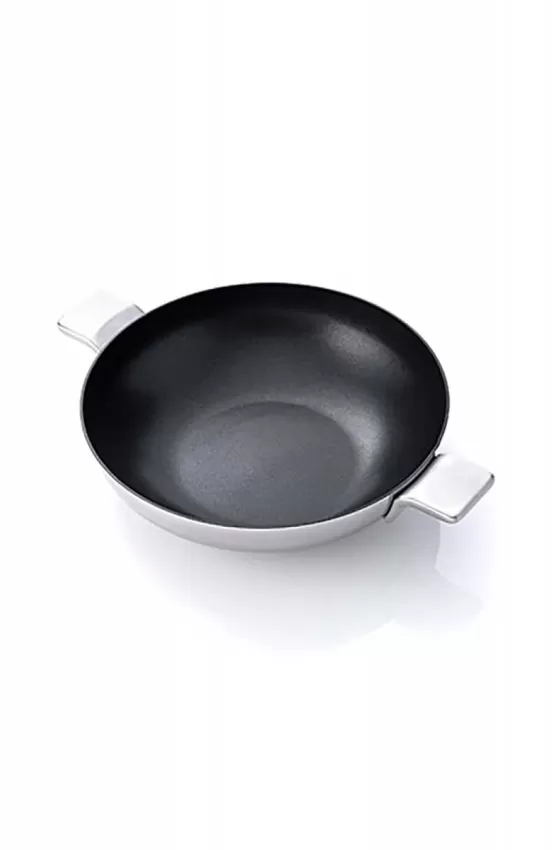 MasterPro by Alessi Wok Stainless Steel Bones