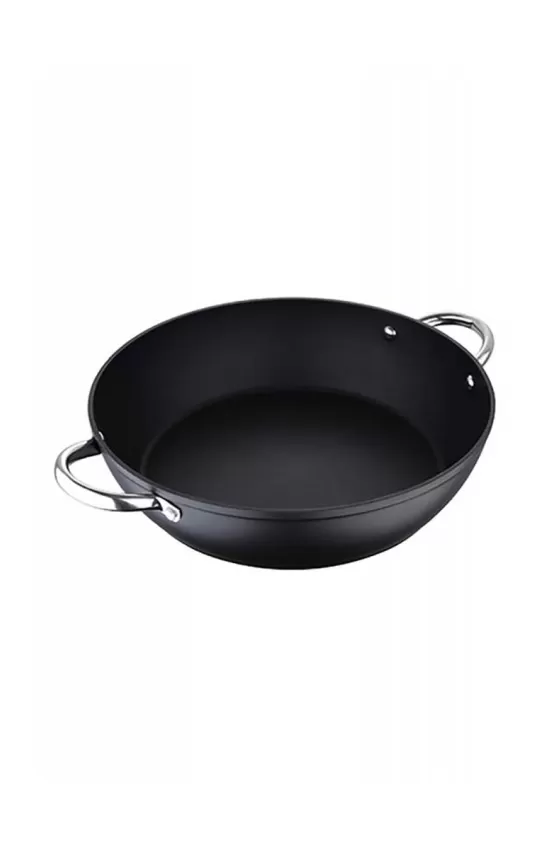 MasterPro Paella Pan Forged Aluminum Foodies