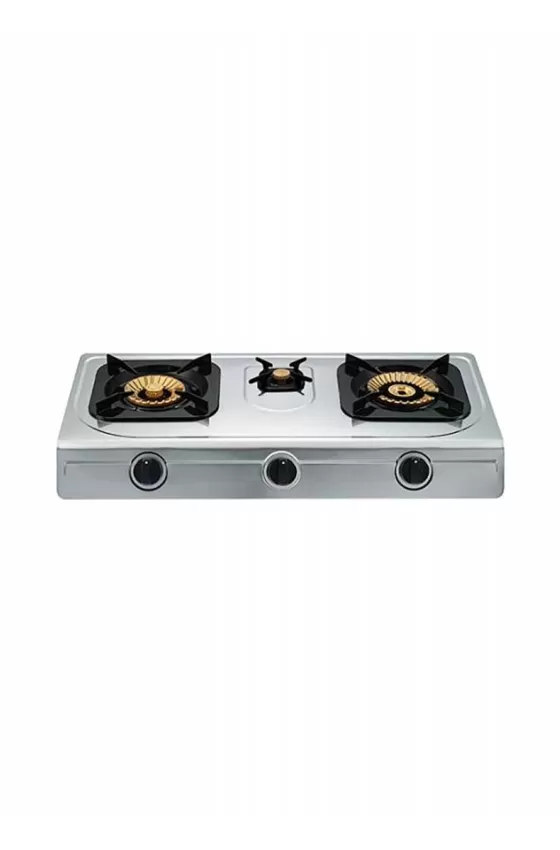 Campomatic Stainless Steel Gas Cooker Brass Burners