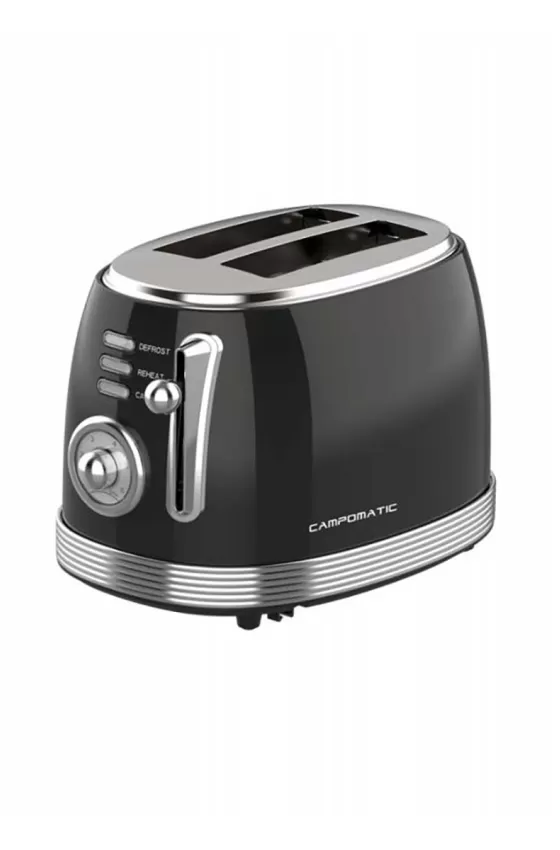 Campomatic Toaster 2 Slices - Black