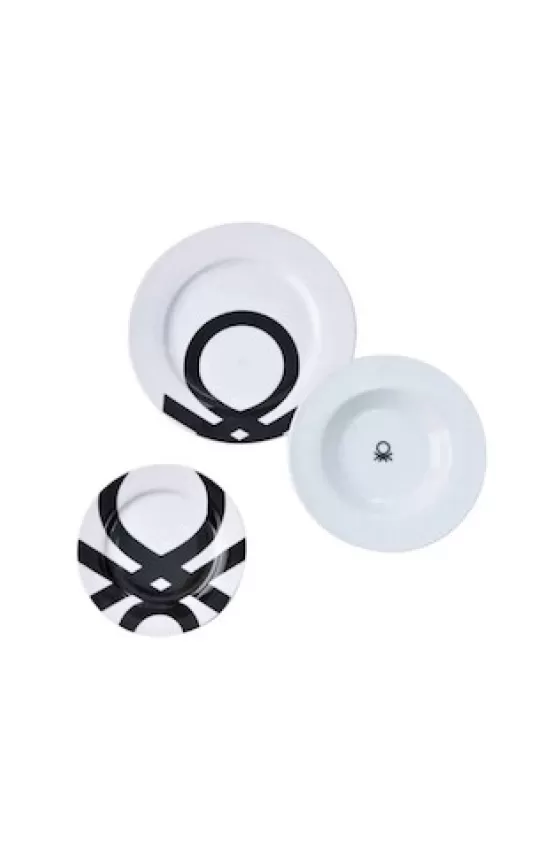Benetton Set 18Pcs Dinnerware Porcelain
