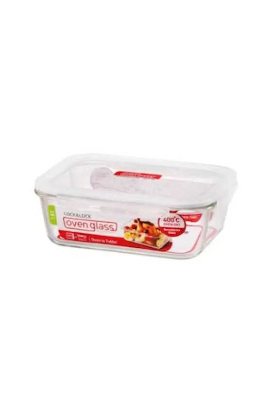 LocknLock Rectangular Oven Glass Food Storage Container - 2l