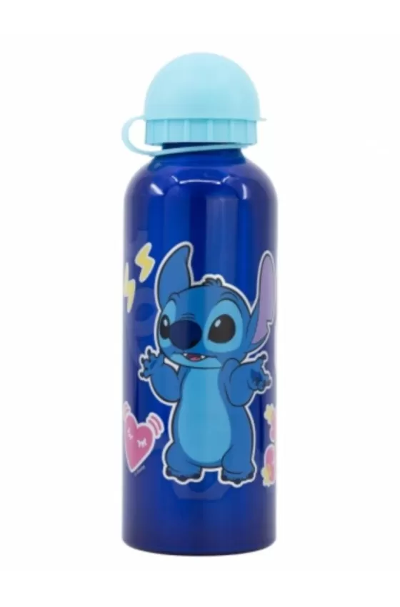 Disney High Aluminium Bottle 530ml - Stitch Palms