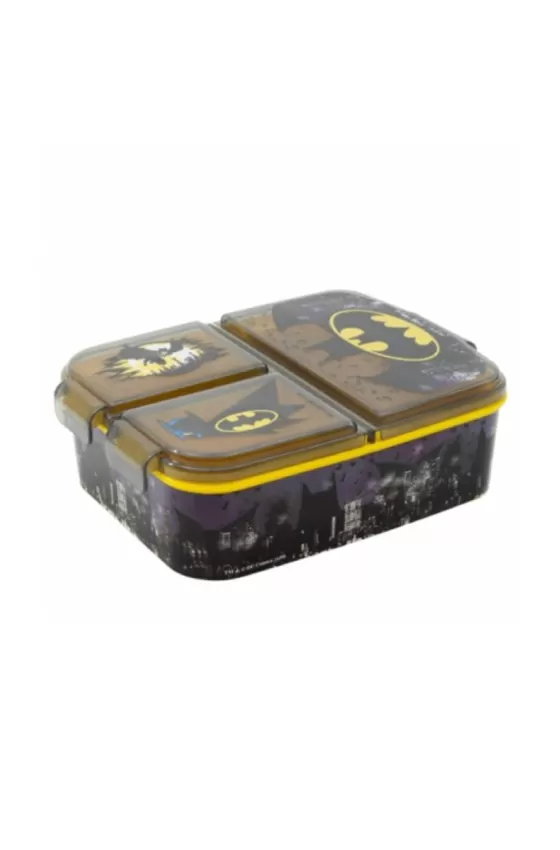 Disney Multi Compartment Sandwich Box - Batman Symbol