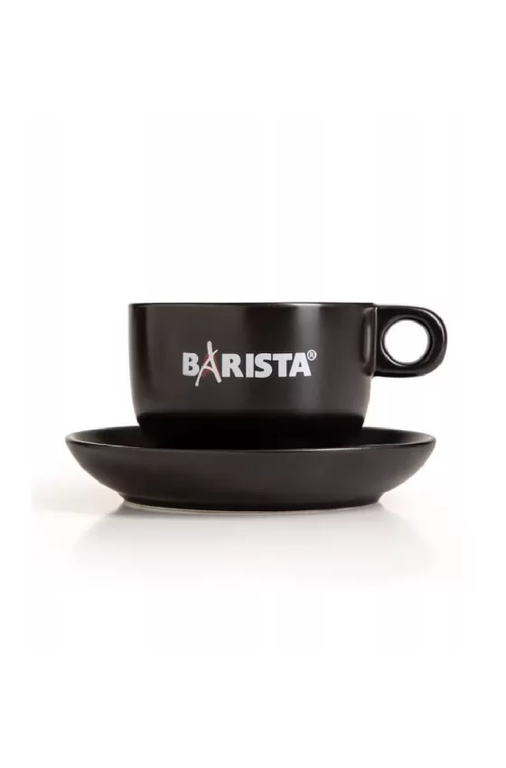 Barista Cappuccino Cups Black Edition Set of 4