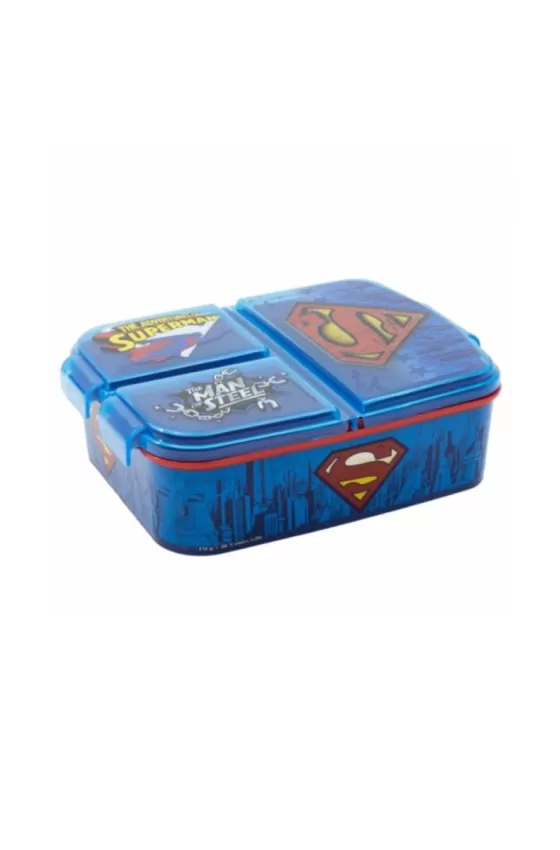 Disney Multi Compartment Sandwich Box - Superman Symbol