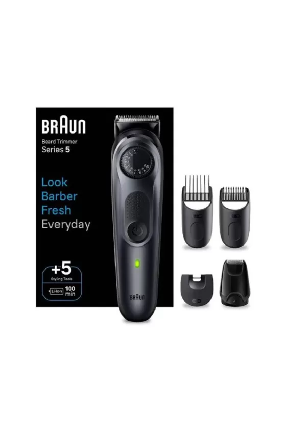 Braun Beard Trimmer 5 With Precision Wheel