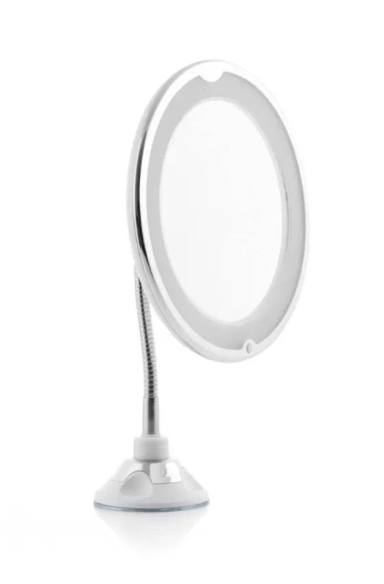 InnovaGoods Led Magnifying Mirror With Flexible Arm And Suction Pad Mizoom