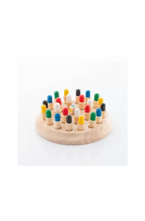 InnovaGoods Wooden Memory Chess Taeda InnovaGoods 26 Pieces