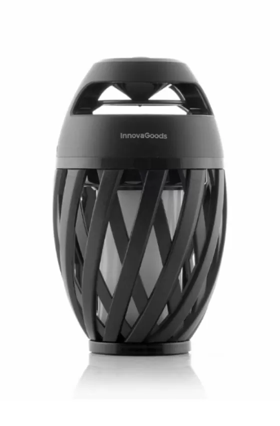 InnovaGoods Wireless Speaker With Flame Effect Led Spekkle