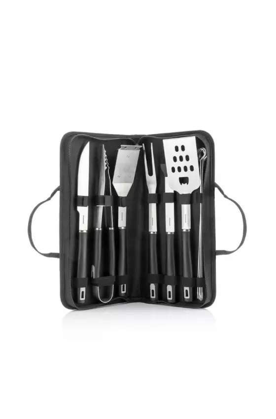InnovaGoods Bbq Utensils Kit With Case Bbset 12 Pieces