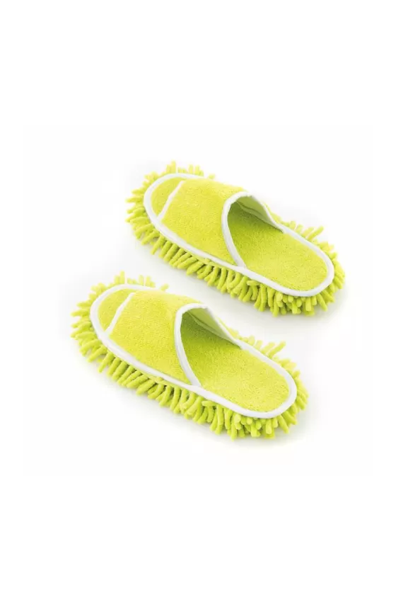 InnovaGoods Dry Mop Slippers Mop&Go