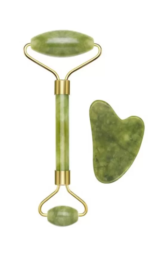Beper Jade Roller & Gua Sha Massagge Tool