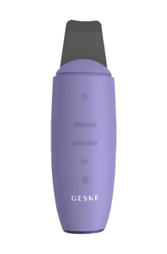 Geske MicroCurrent Skin Scrubber & Blackhead Remover | 9 in 1 - Purple