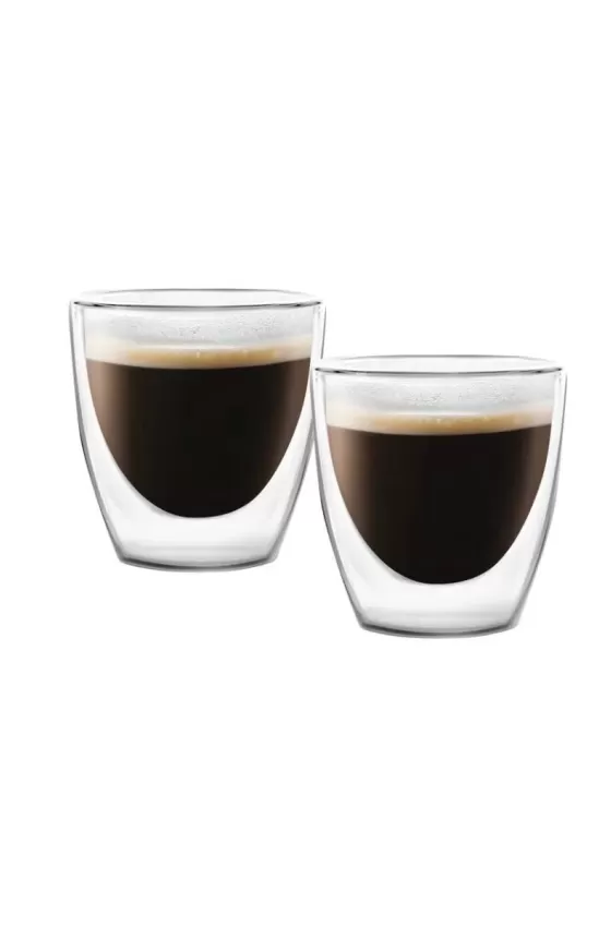 Vialli 2PCS DOUBLE WALL ESPRESSO Glasses AMO