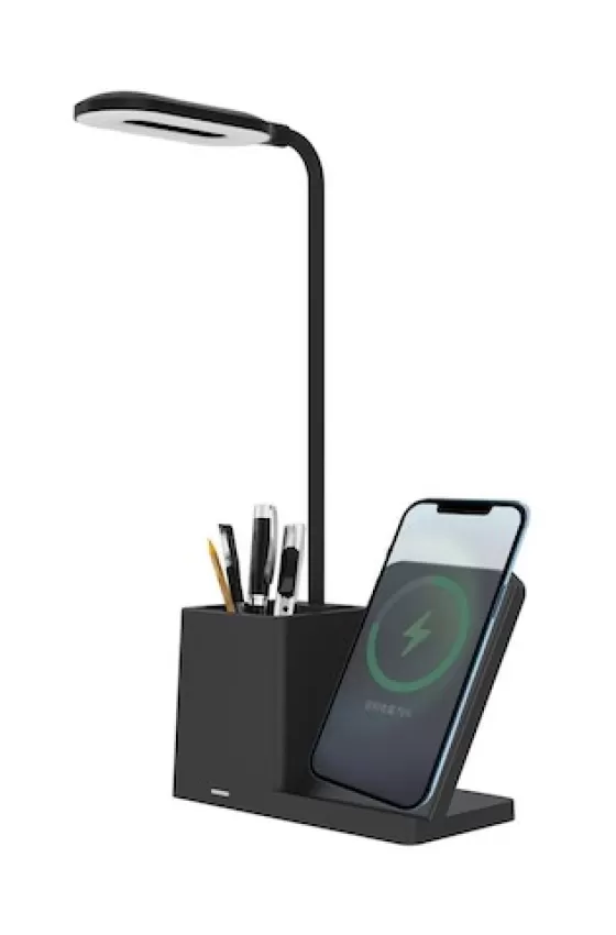 CONQUEROR Table Lamp with Charging Station