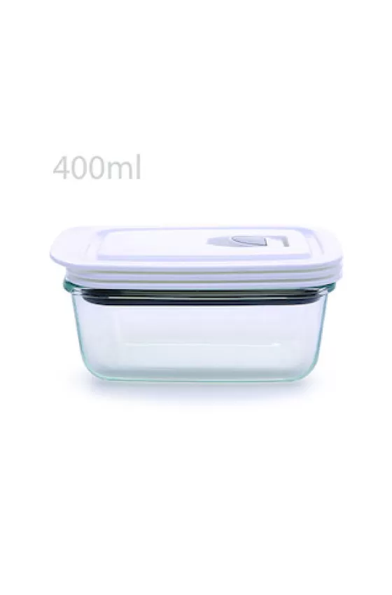 TESTA TEMPERED GLASS FOOD CONTAINER RECTANGULAR