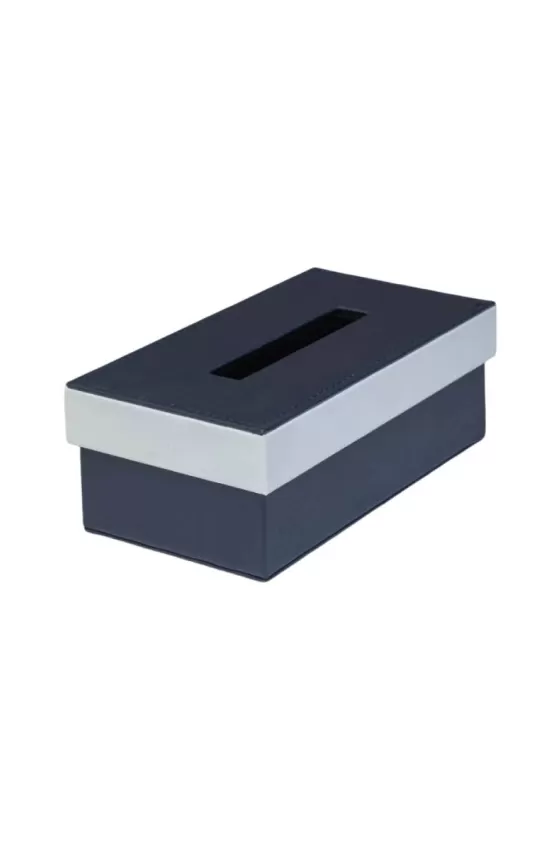 Testa Leather Straight Tissue Box - 1