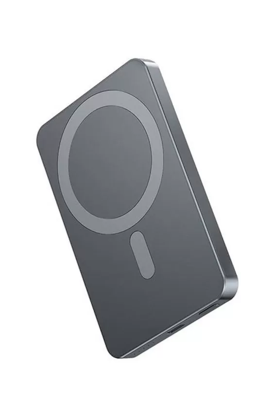 Awei Wireless Charging Power Bank 5000Mah - Grey