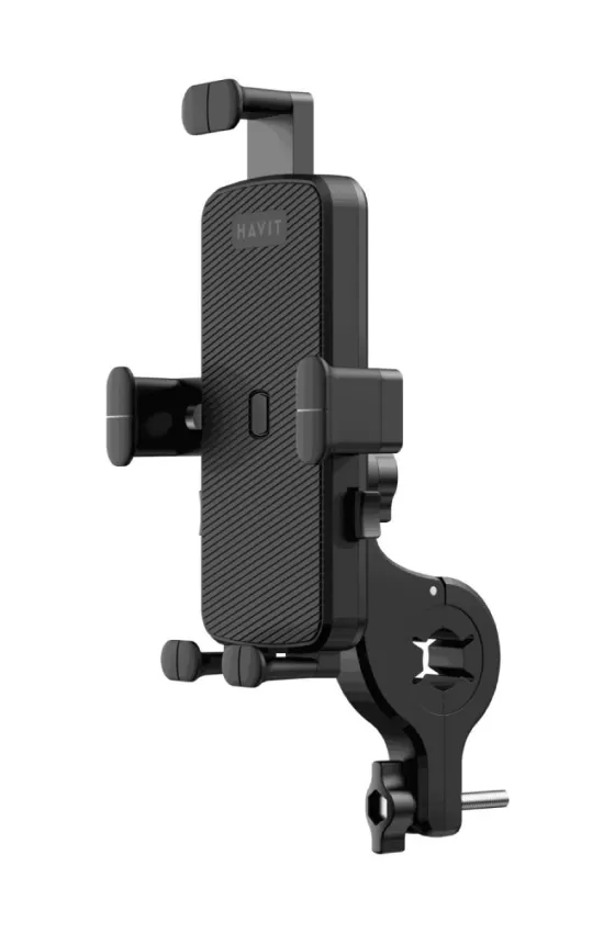 Havit ST7137 Motorcycle, Bicycle, Car Phone Holder - Black 