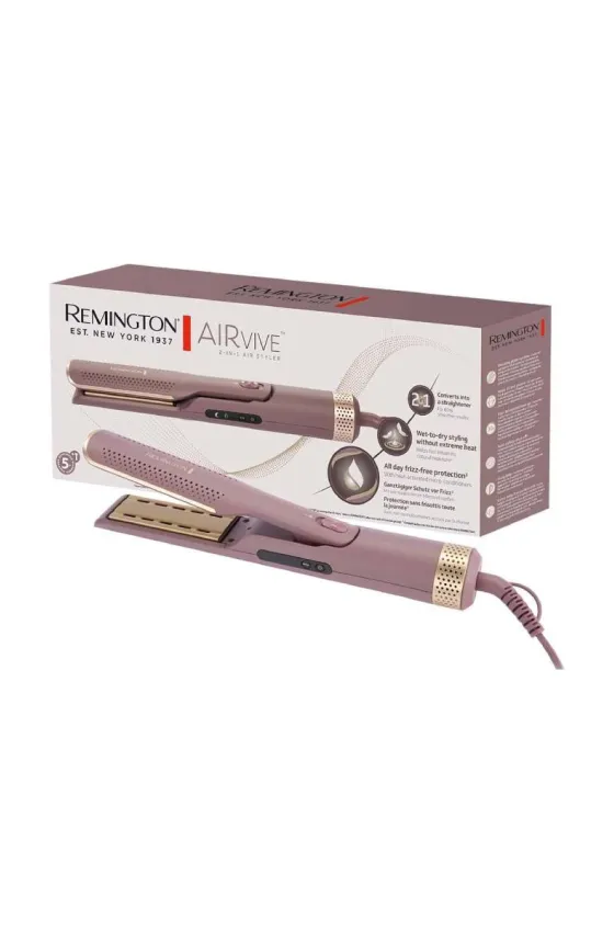 Remington AIRvive Airstyler 2-in-1 Straightener: Wet & Dry